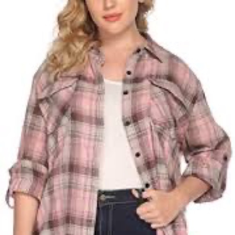 Pink Flannel shirt